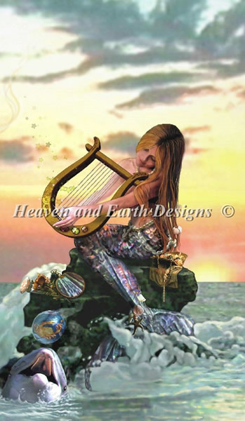Mermaid With Harp